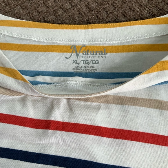 Colorful striped long sleeve tunic - Picture 2 of 5